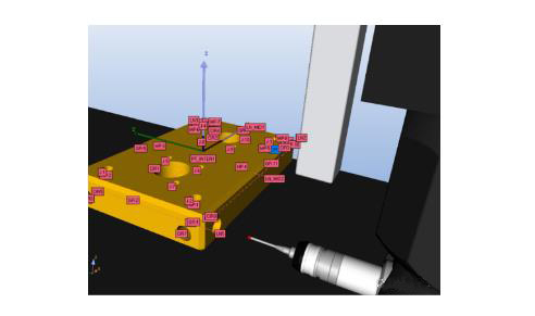 三次元測量機工件測量