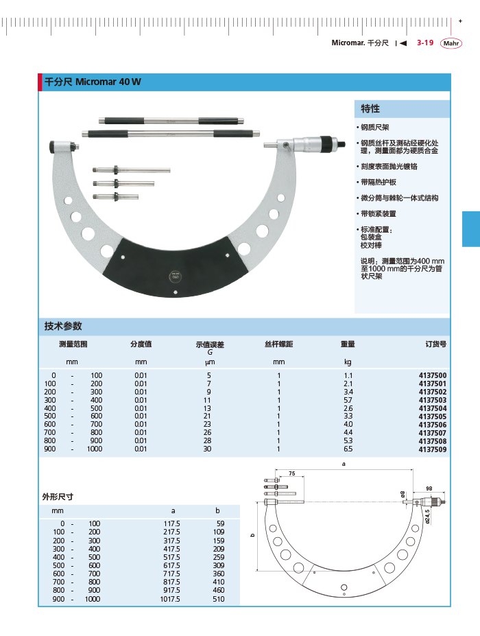 三本2018馬爾 Mahr catalog-101