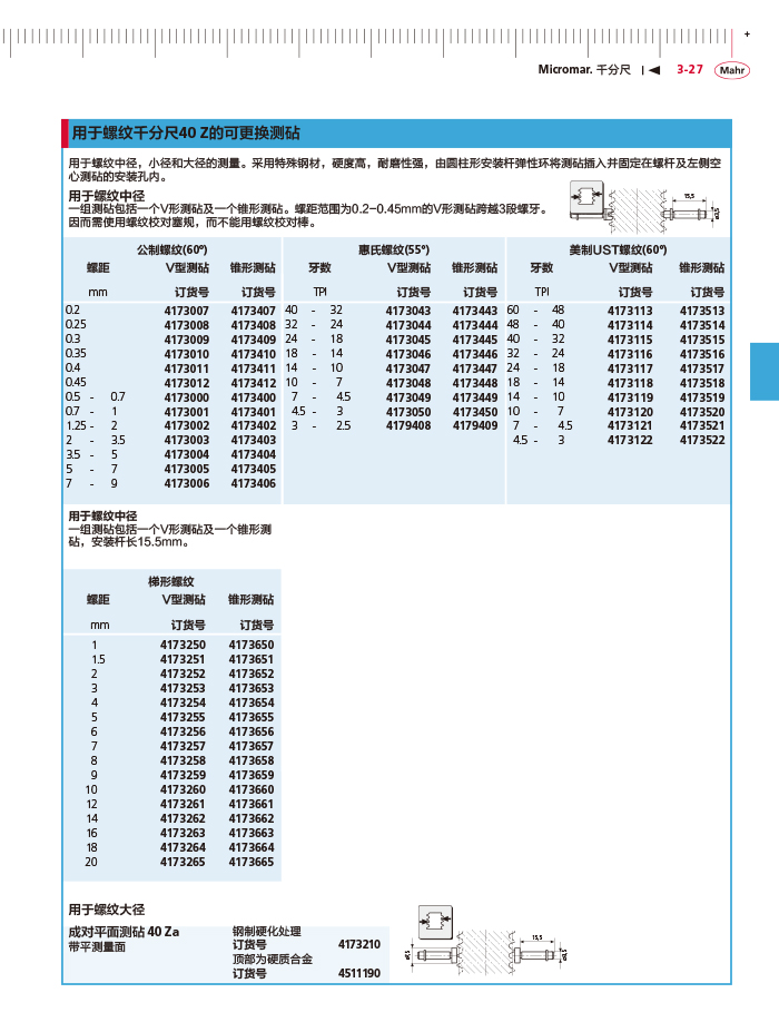 三本2018馬爾 Mahr catalog-109