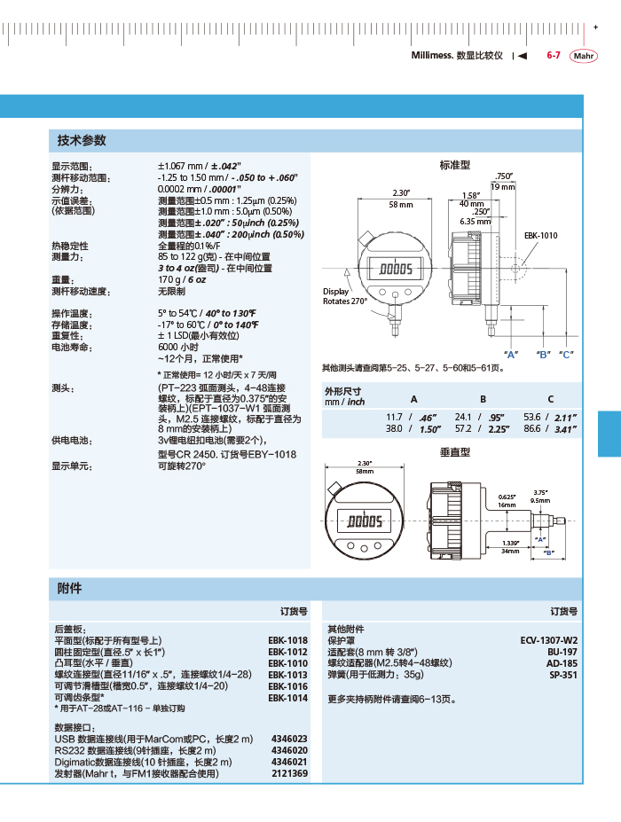 三本2018馬爾 Mahr catalog-205