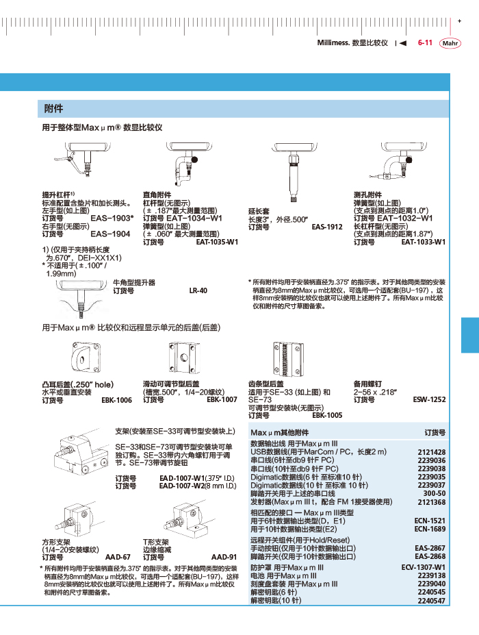 三本2018馬爾 Mahr catalog-209