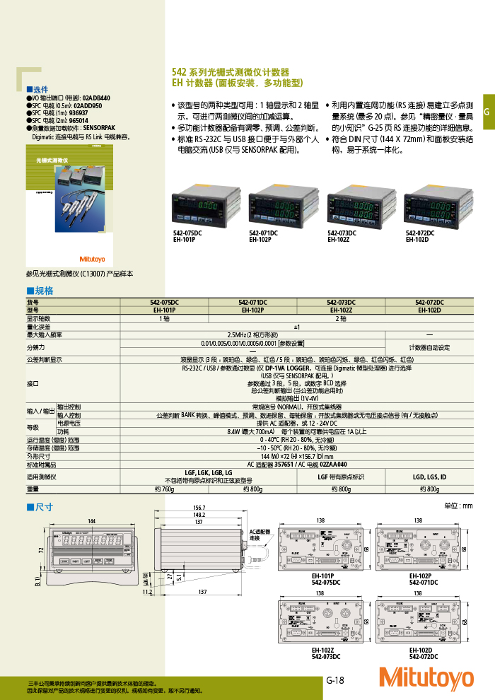 三豐目錄Mitutoyo2019-2020-433