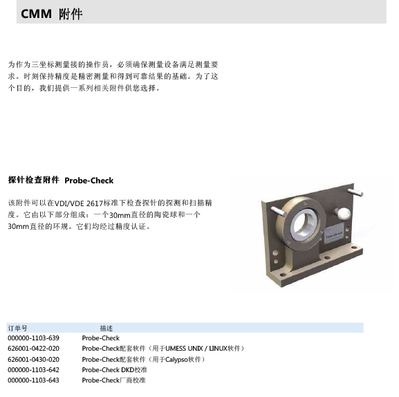 ZEISS 高品質 德國原裝進口 M3探針目錄-61