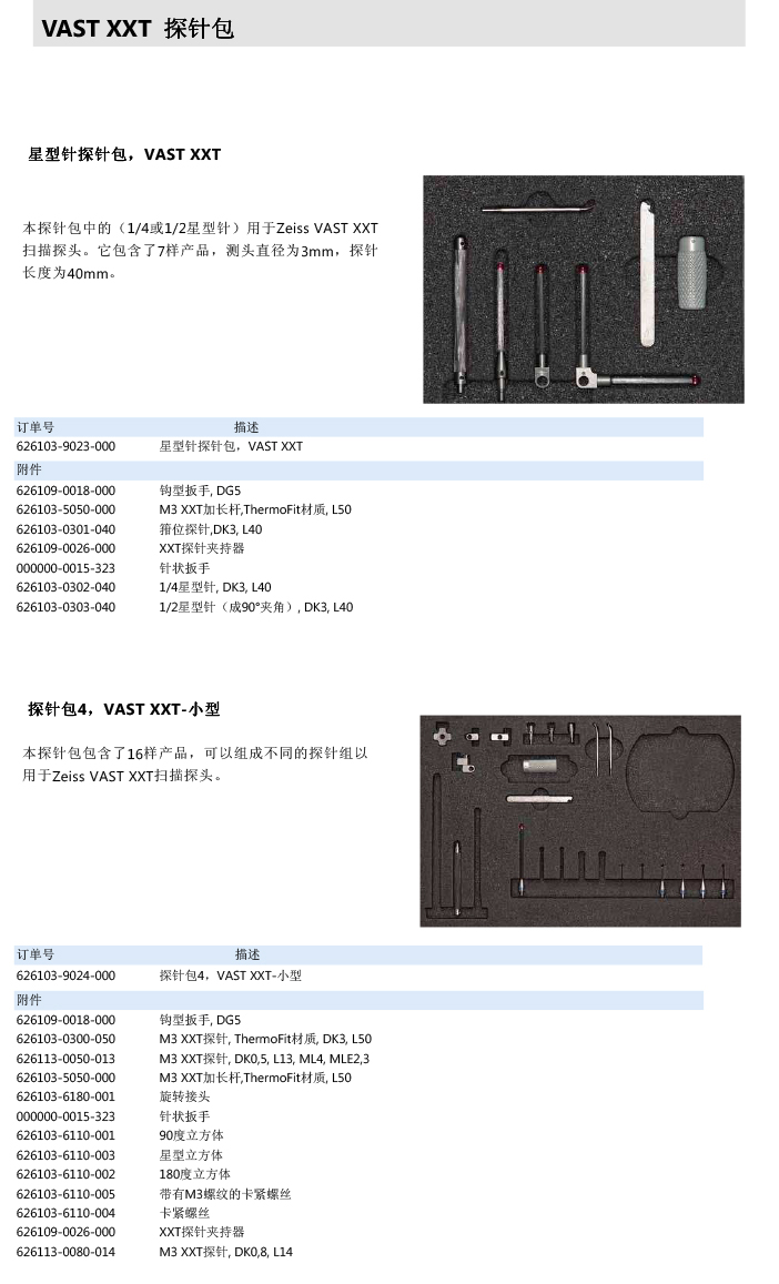 ZEISS 高品質(zhì) 德國原裝進(jìn)口 M3探針目錄-31