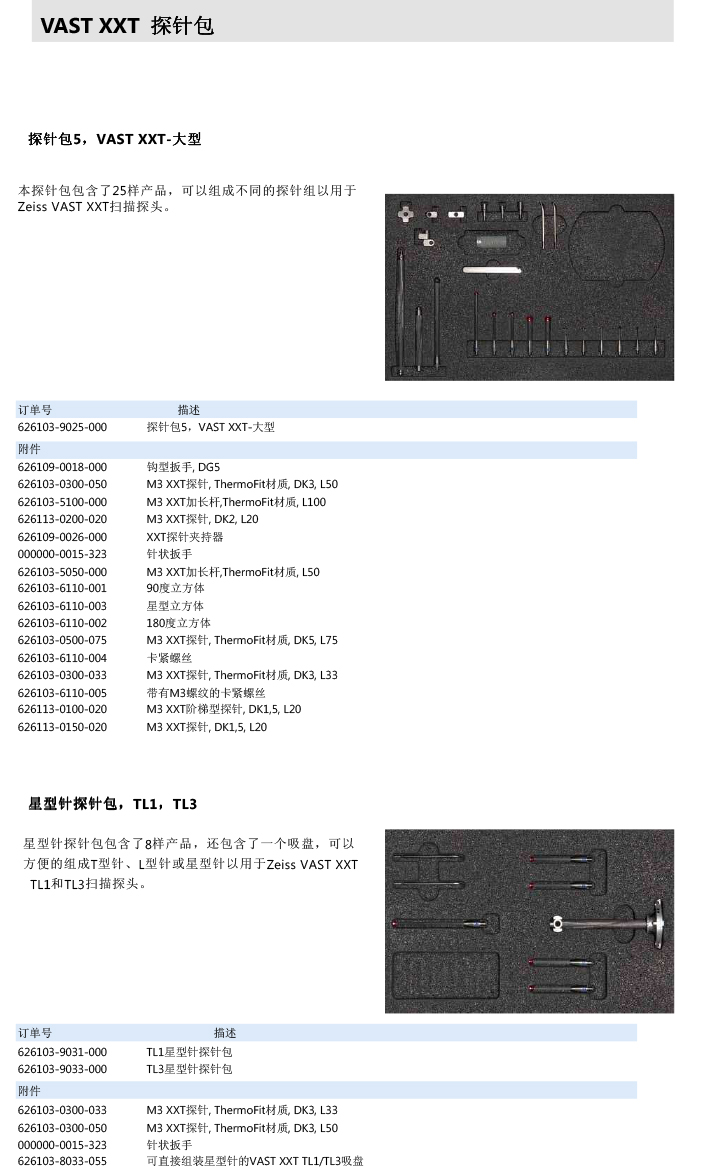 ZEISS 高品質(zhì) 德國原裝進(jìn)口 M3探針目錄-32