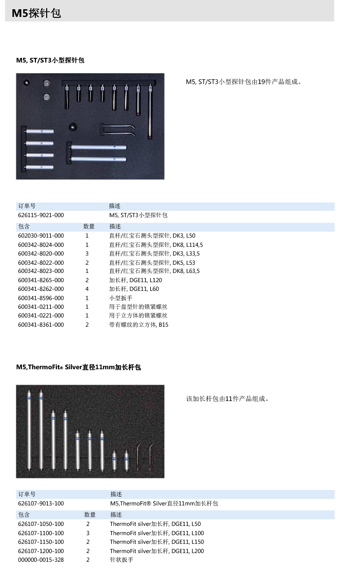 ZEISS 高品質(zhì) 德國原裝進口 M5探針目錄-54