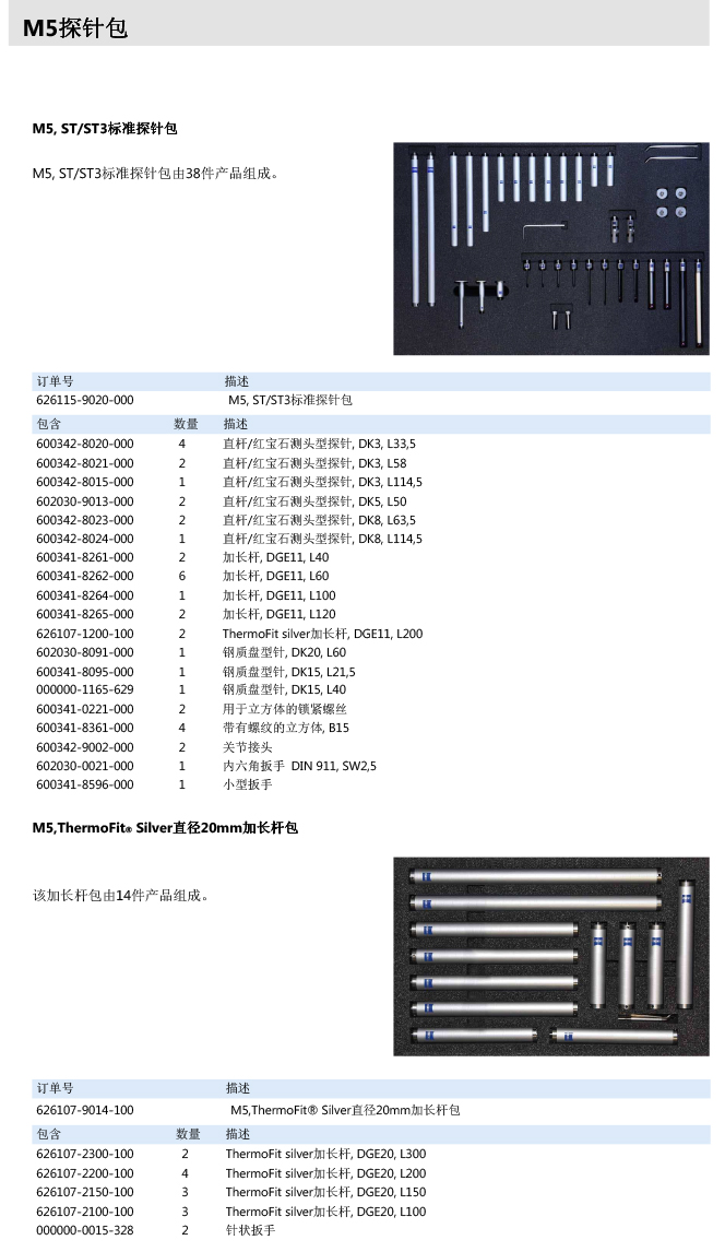 ZEISS 高品質(zhì) 德國原裝進口 M5探針目錄-55