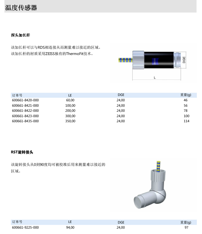 ZEISS 高品質(zhì) 德國原裝進(jìn)口 M5探針目錄-67