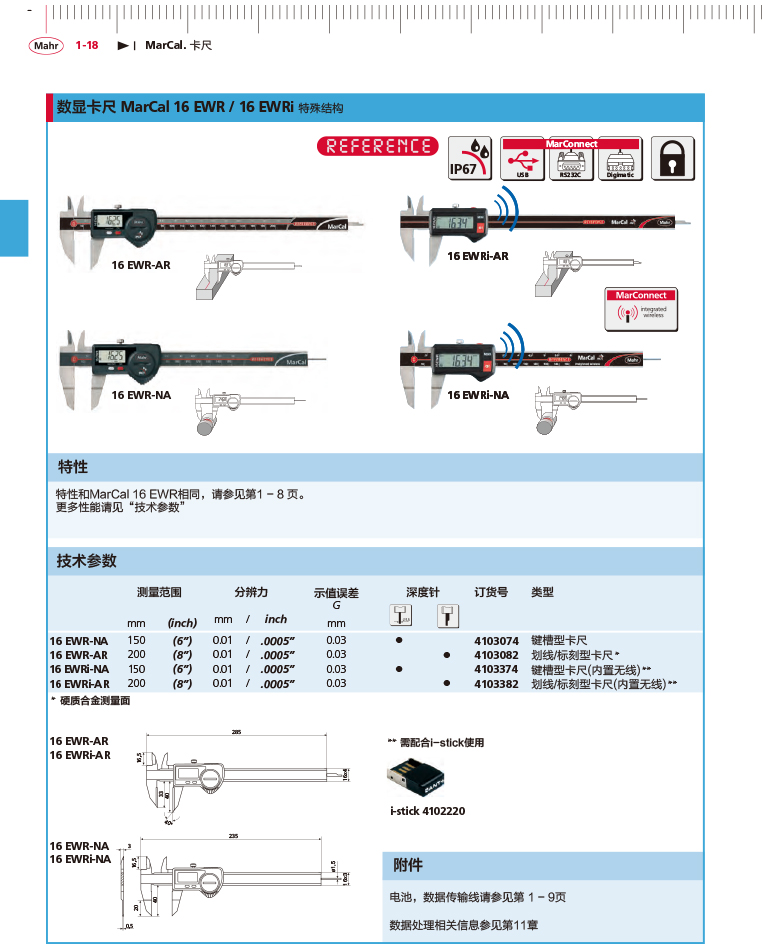 三本2018馬爾 Mahr catalog-42