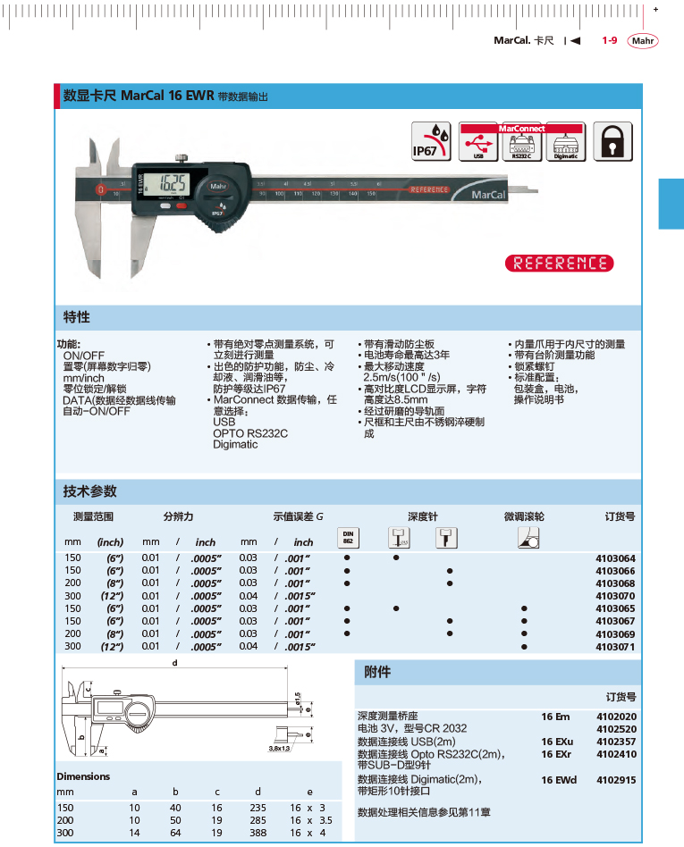 三本2018馬爾 Mahr catalog-33