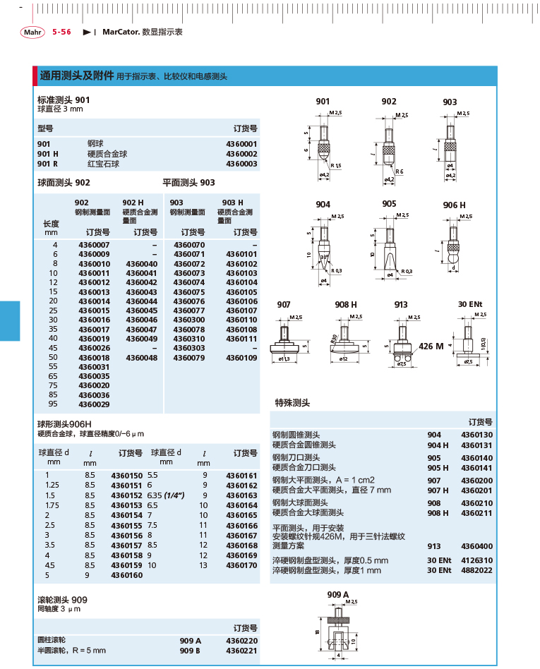 三本2018馬爾 Mahr catalog-196